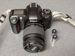Nikon F65 mit Objektiv funktioniert einwandfrei