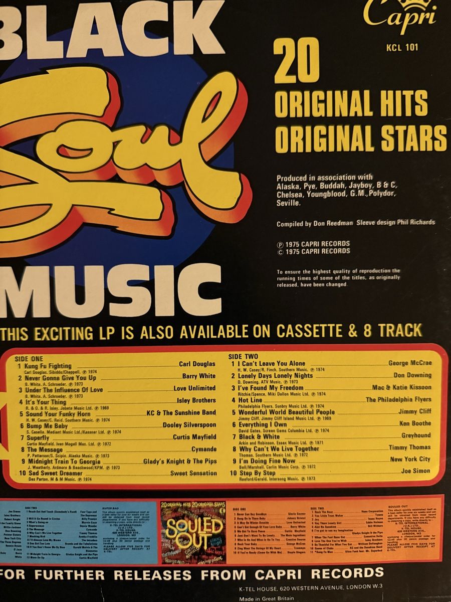 Dischi in vinile: Black Soul , 20 Original Hits, Schallplatte – Usato da Goldach venduto da Messerguru 3