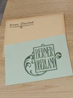Alte Broschüre / Berner Oberland - Ausgabe ca. 1905