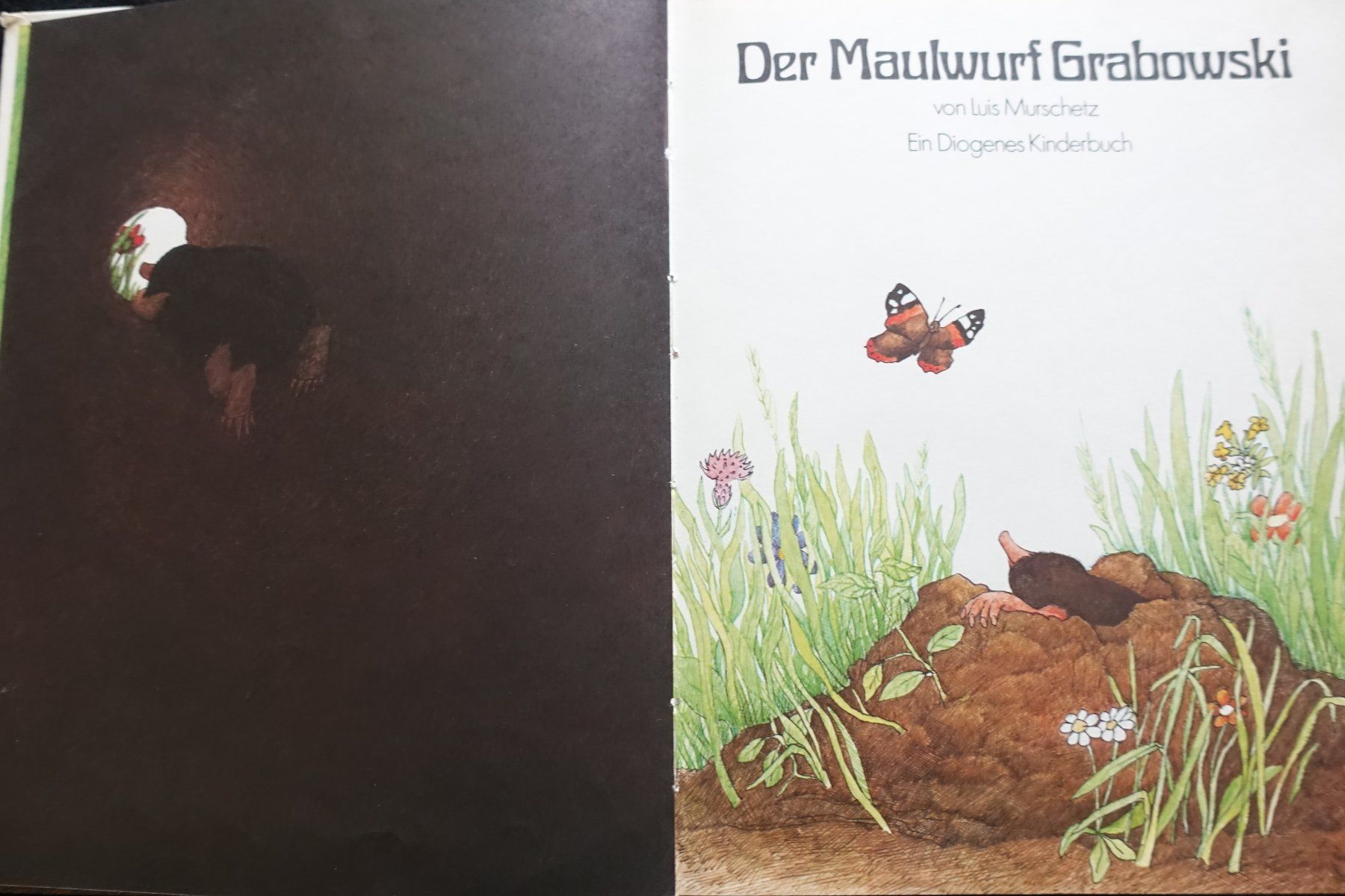 Bücher: Der Maulwurf Grabowski, Luis Murschetz, Erstausgabe – Gebraucht aus Gutenswil von Optico 1