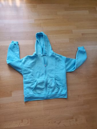 Hoodyjacke Grösse L Damen guter Zustand türkis