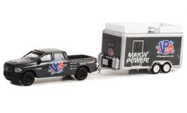 18‘ Dodge RAM 2500 mit Verkaufsanhänger 1/64 no Mini GT