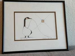 Gerahmtes Kunstwerk Benjamin Chee Chee Goose 'Guten Morgen'