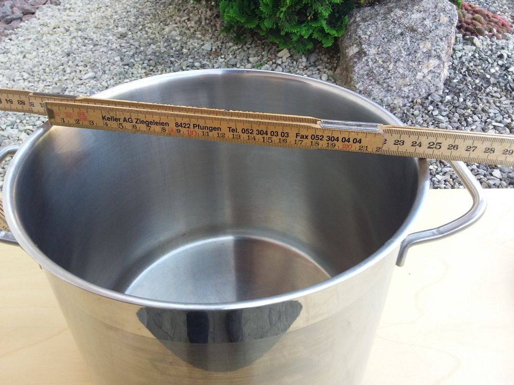 Spaghettipfanne INOX mit Deckel, Durchmesser 24 cm, 8 Liter | Kaufen ...