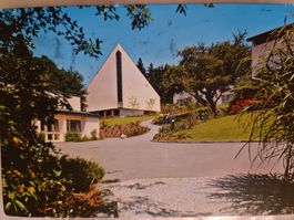 Alte Postkarte Götzis, Vorarlberg, Blick zur Kapelle 1974