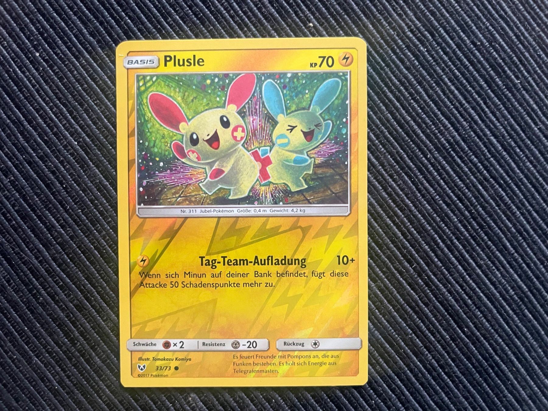 Pokémon Carte collezionabili: Pokemon Plusle Reverse Holo Shining Legends Near Mint – Nuovo (secondo la descrizione) da Wabern venduto da Collectfun