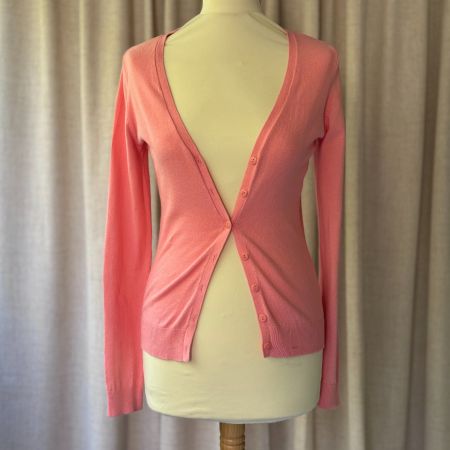 Taille S - Cardigan simple basique saumon - Yes or No