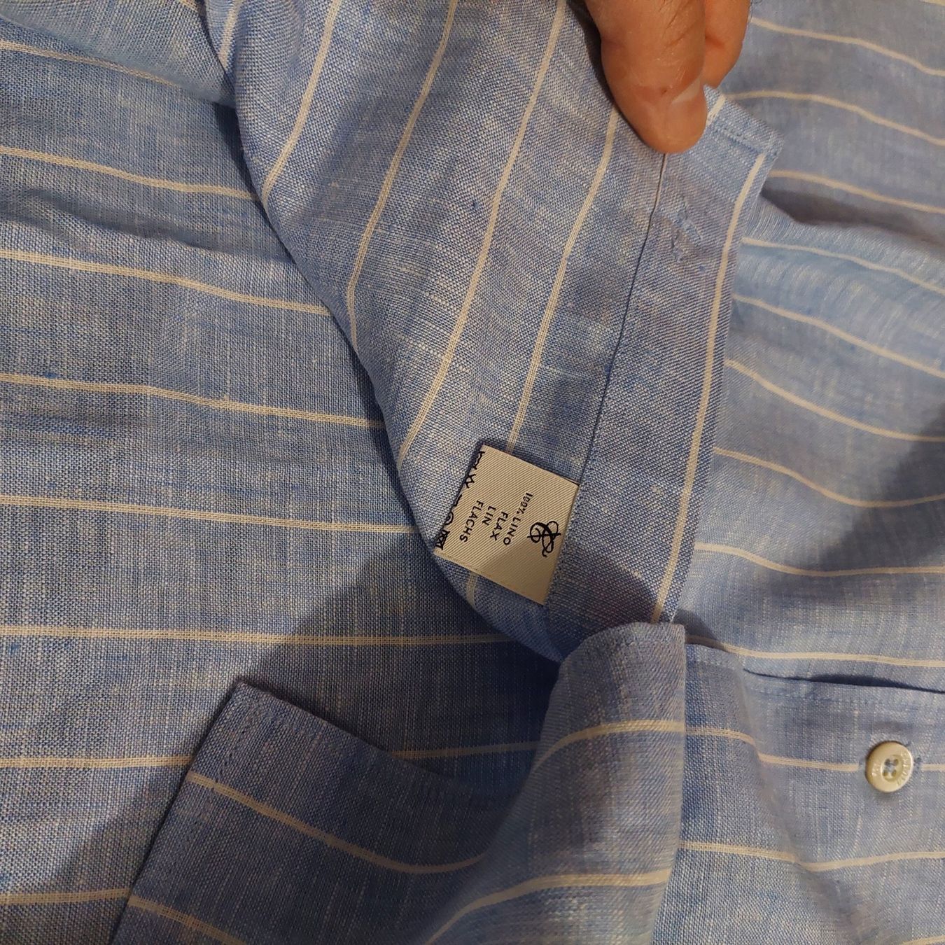 Camicie: Canali Milano 100% Feinstes Leinen Hemd Button Down Gr M NEU – Nuovo (secondo la descrizione) da Walenstadt venduto da ELNINOMARAVILLA 5