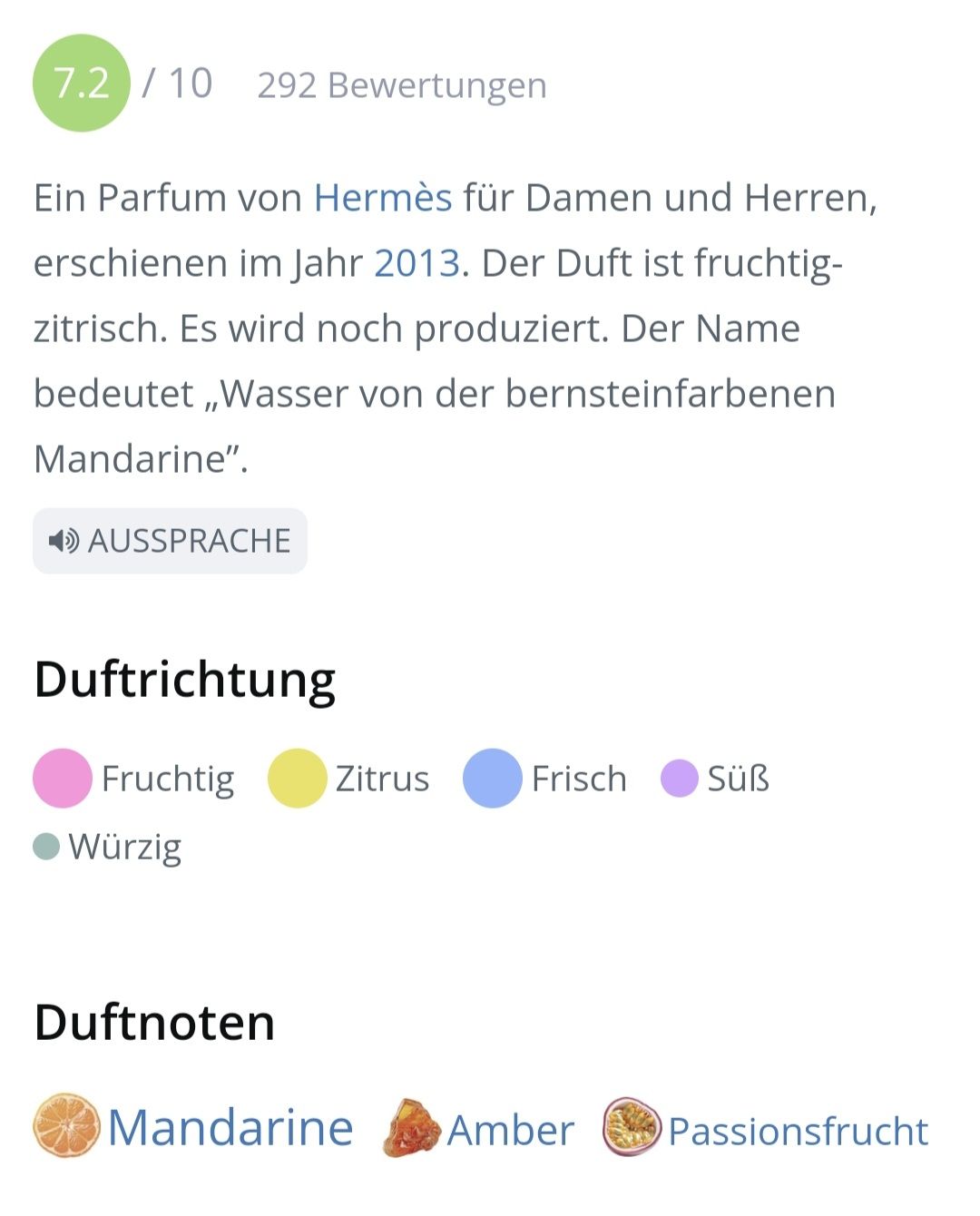 Hermès Profumi & Eau de Toilette: 5 ml EAU DE MANDARINE AMBREE HERMES ABFÜLLUNG – Nuovo (secondo la descrizione) da St. Gallen venduto da CaliSunshine 3