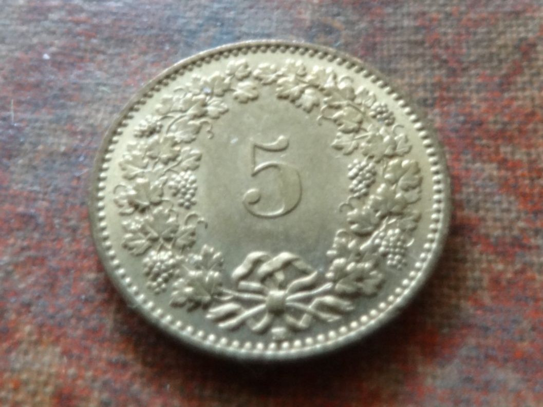 Tutti le monete: 5 Rp. 1995 – Usato da Romanel-sur-Lausanne venduto da Swift13 1