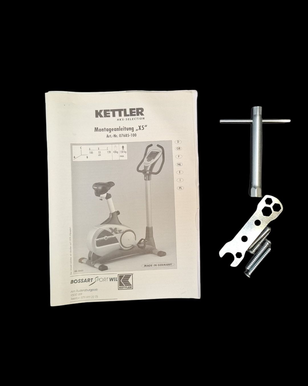 Kettler Hometrainer: KETTLER Hometrainer HKS-Selection X5 – Usato da Wil SG venduto da Restwert_Wil 8