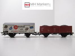 Märklin 2er Set der Deutschen Bahn Güterwagen ohne OVP AC H0