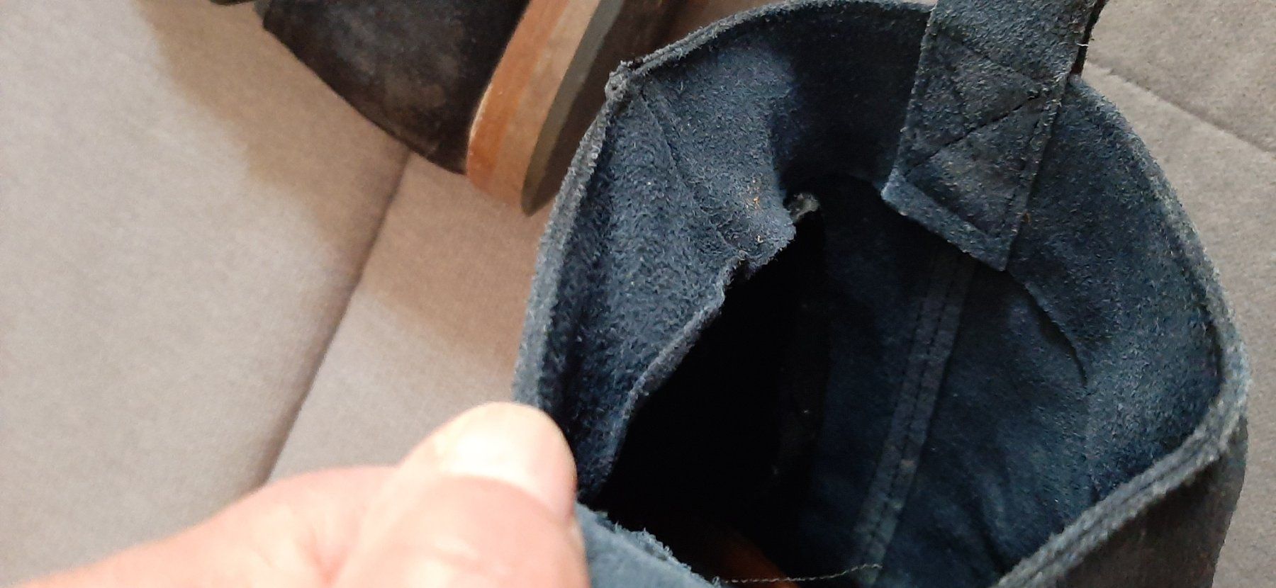 Damenschuhe: Stivaletti blu scamosciati n.36 – Gebraucht aus Zürich von Irene000 4