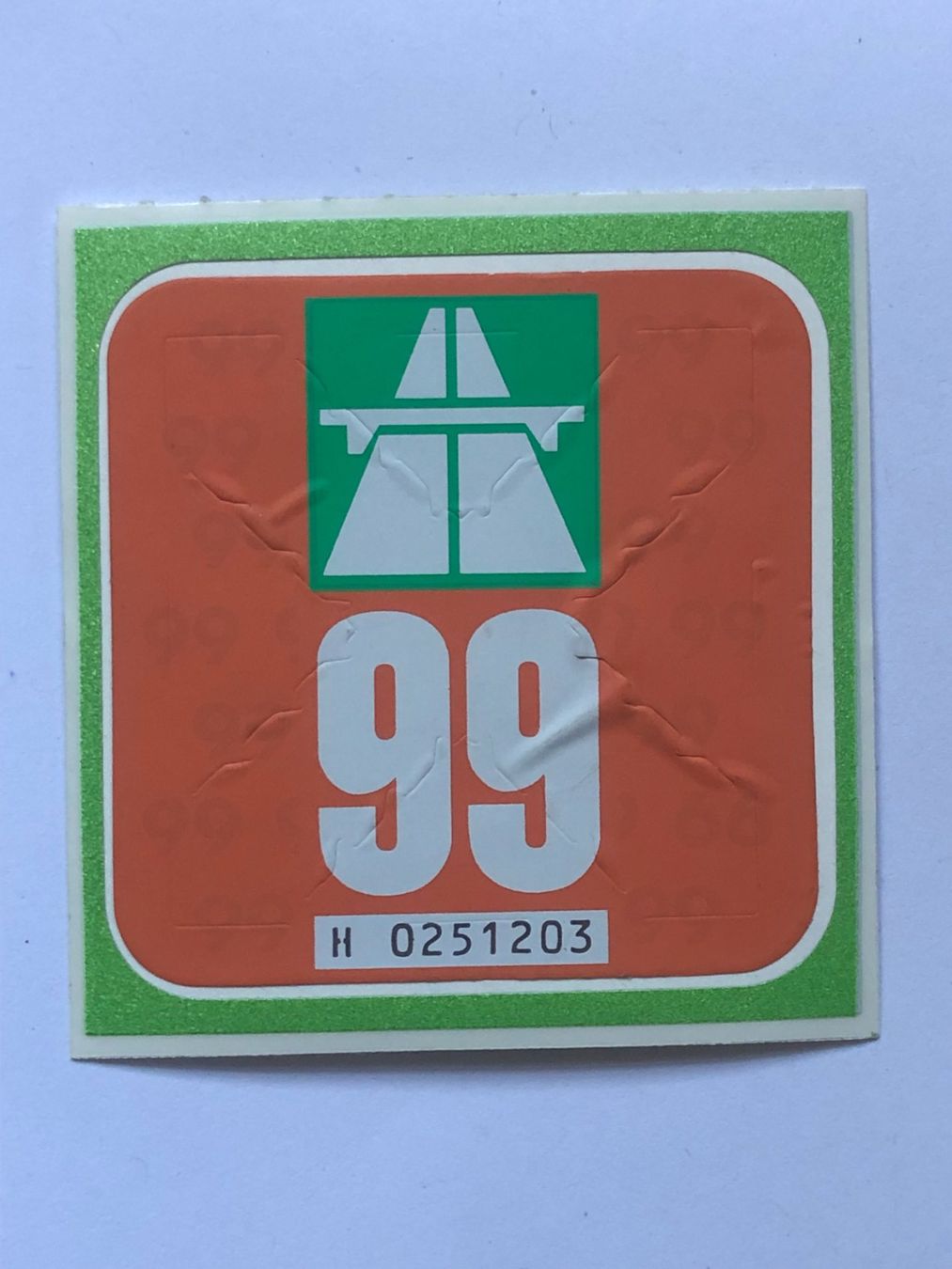 Vignette autostradali: Autobahnvignette 1999 – Usato da Ganterschwil venduto da ganterb