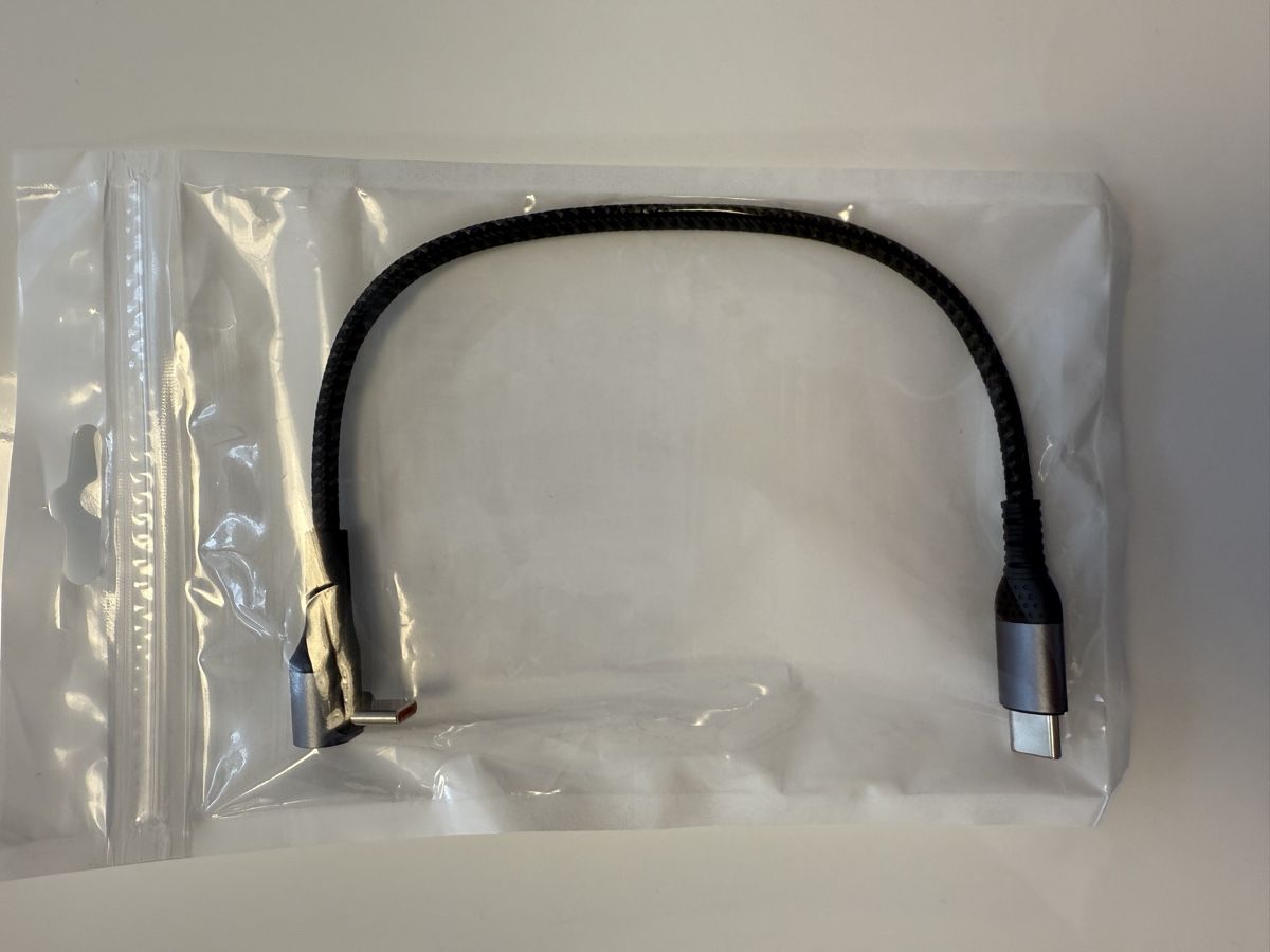 Kabel: Ladekabel gewinkelt USB C & USB C 25cm – Neu und originalverpackt aus Spreitenbach von Reflex11 1