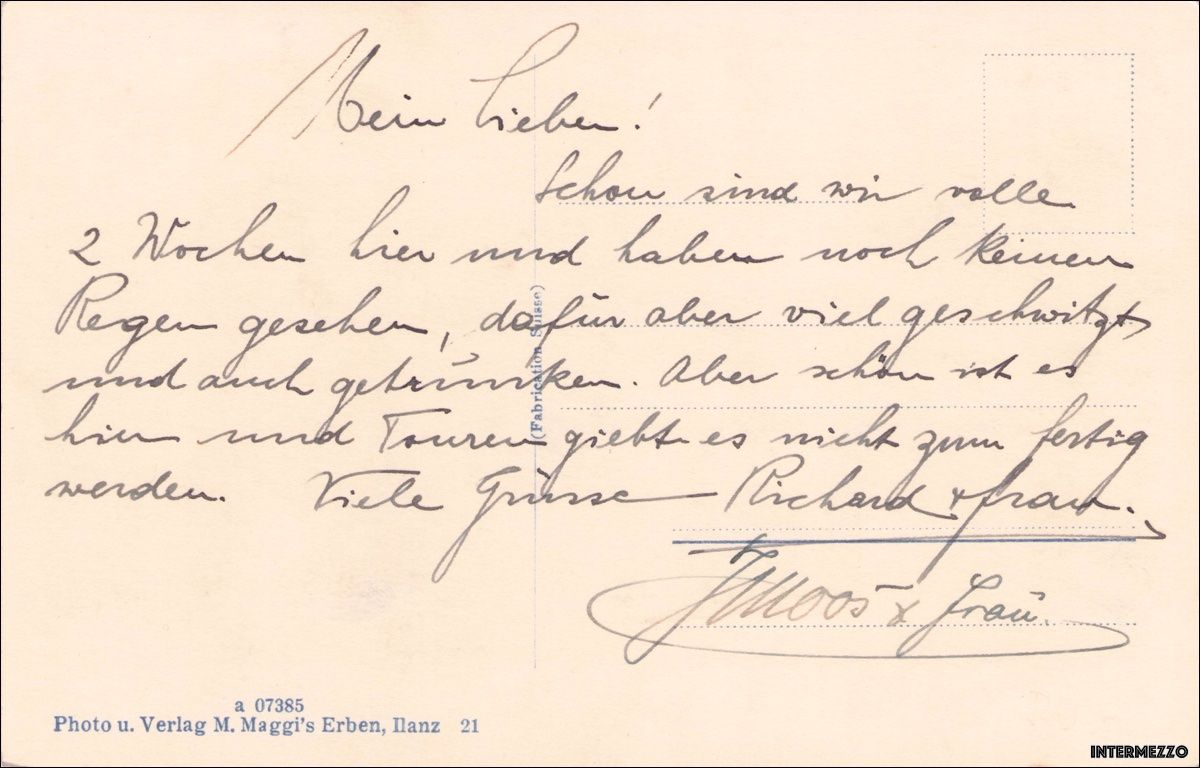 Cartoline postali: Conters GR // Dorf Oberhalbstein ca. 1930 // Sommer – Usato da Basel venduto da intermezzo12 1