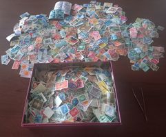 1 Kg. des timbres divers pays et époques bon état
