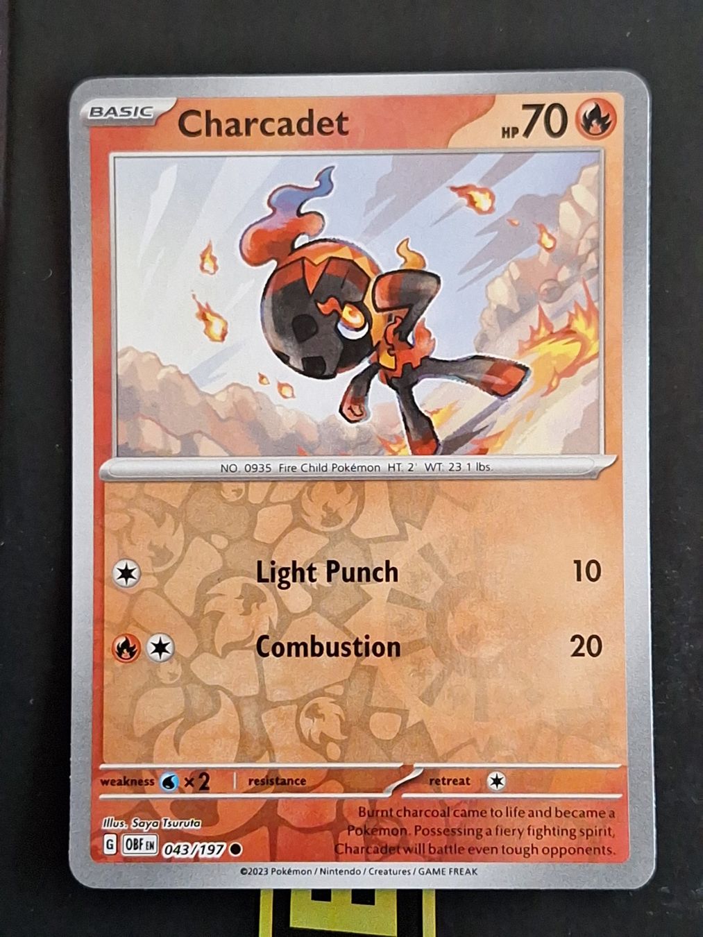 Pokémon Carte collezionabili: Charcadet - Pokemon Reverse Holo Obsidian Flames – Usato da Altstätten SG venduto da GGsGameshop