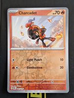 Charcadet - Pokemon Reverse Holo Obsidian Flames