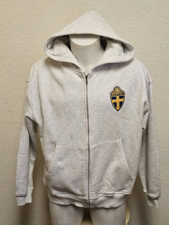 No Range Herren Hoodie Jacke Grau Gr. S Baumwolle Kapuze