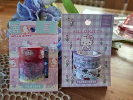 2 sets 4 rolls Sanrio Original Hello Kitty Deco Tapes/New!!