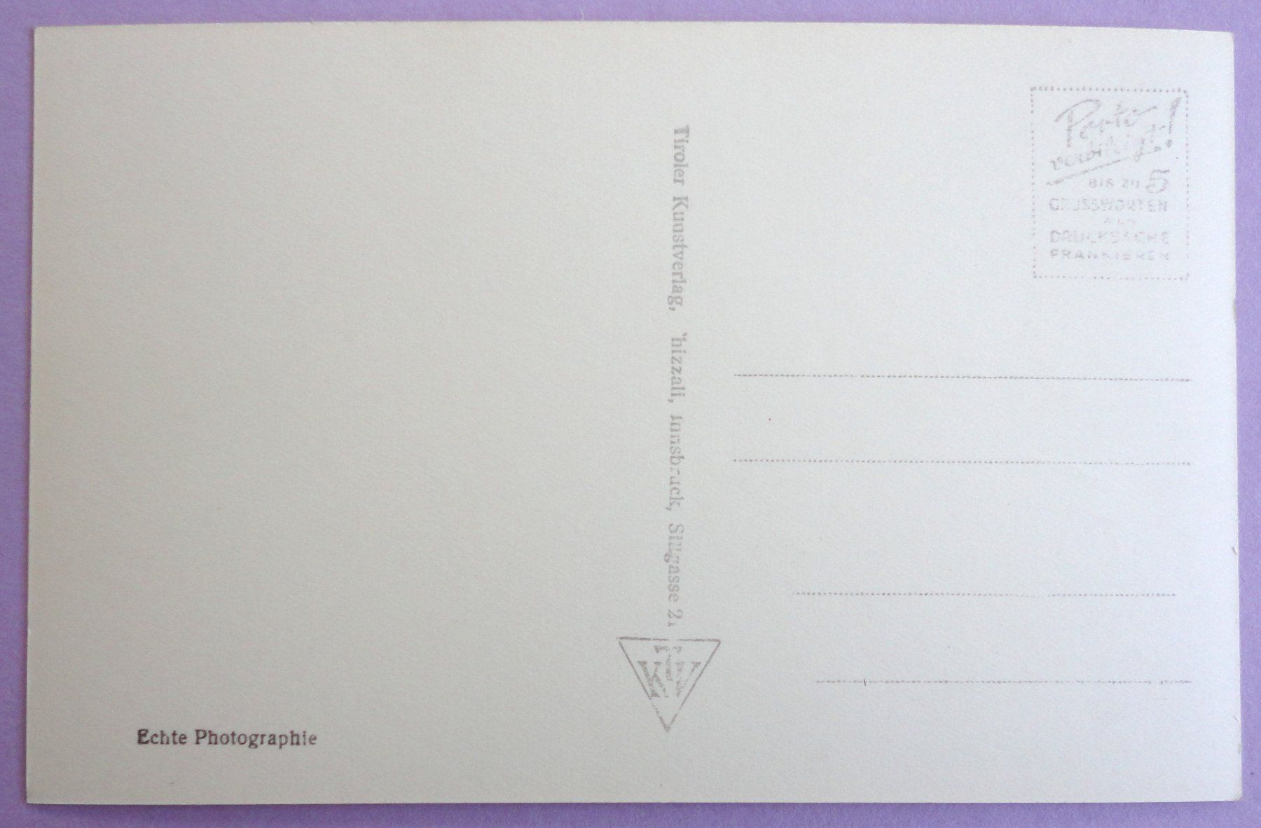Cartoline postali: Innsbruck - Triumphpforte mit Nordkette – Usato da Fétigny venduto da Billy2miny 1
