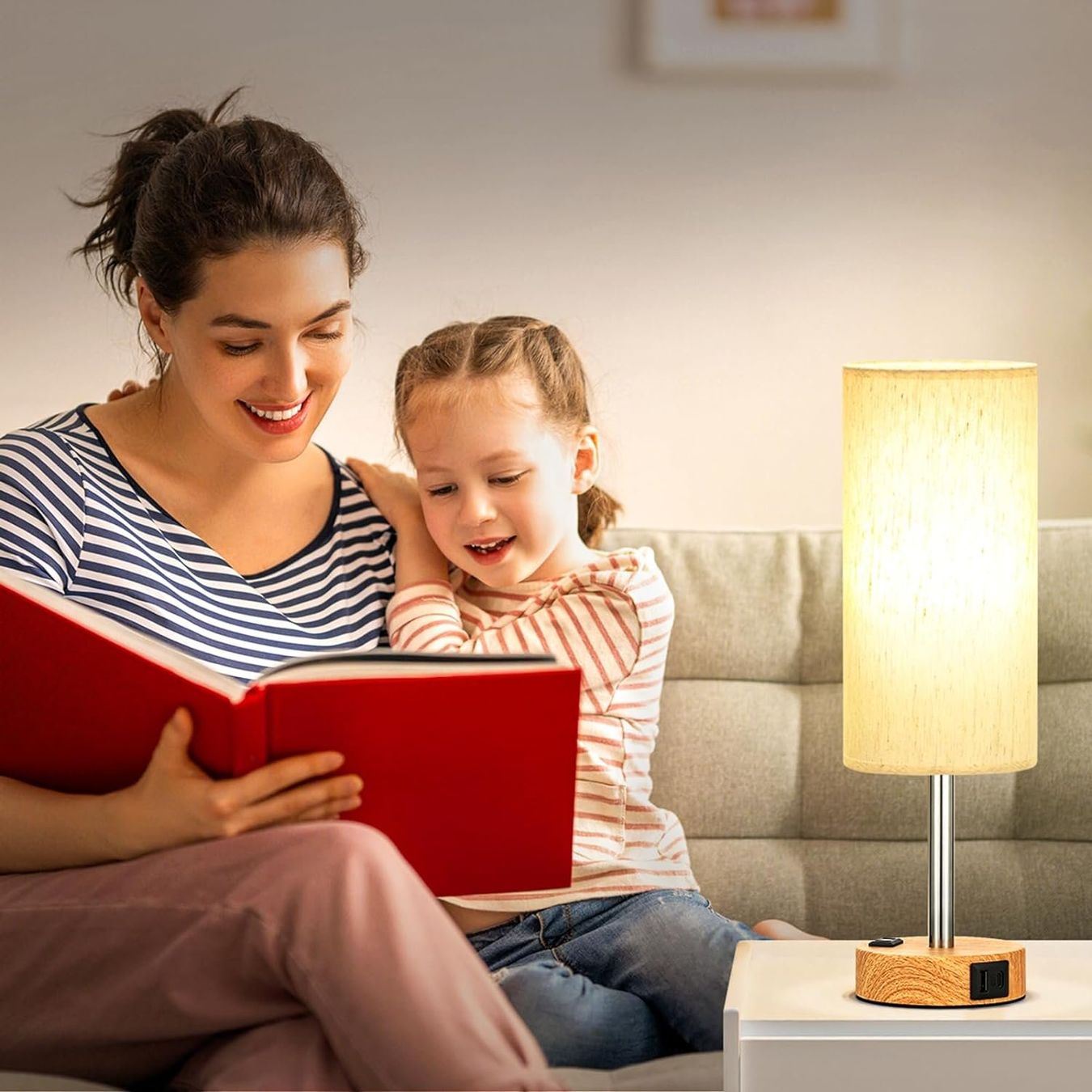 Lampade: Nachttischlampe Touch Dimmbar mit USB – Nuovo e nell'imballaggio originale da Nuglar venduto da SaleRitter 5