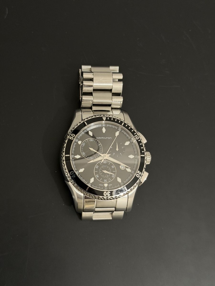 Hamilton Orologi: Hamilton Jazzmaster Seaview Chronograph – Ref. H375120 – Nuovo (secondo la descrizione) da Liestal venduto da arl_6tv7 7