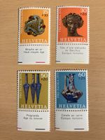 Schweiz 1975 Satz Pro Patria Archäologie postfrisch TAB fran