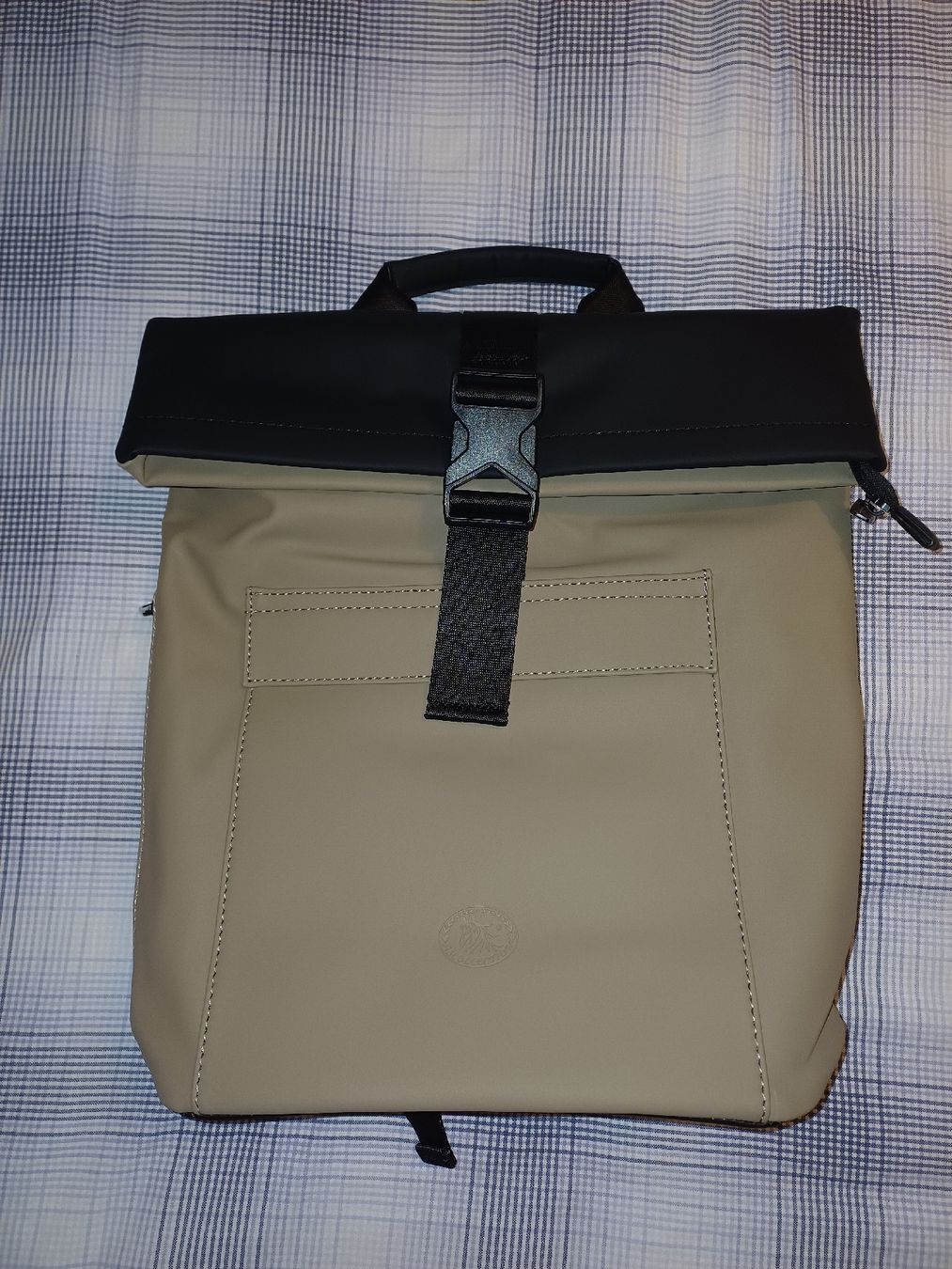 Zaini: Rains Rolltop Rucksack, Beige - Stylish and Practical! – Nuovo e nell'imballaggio originale da Zürich venduto da Margarida_123