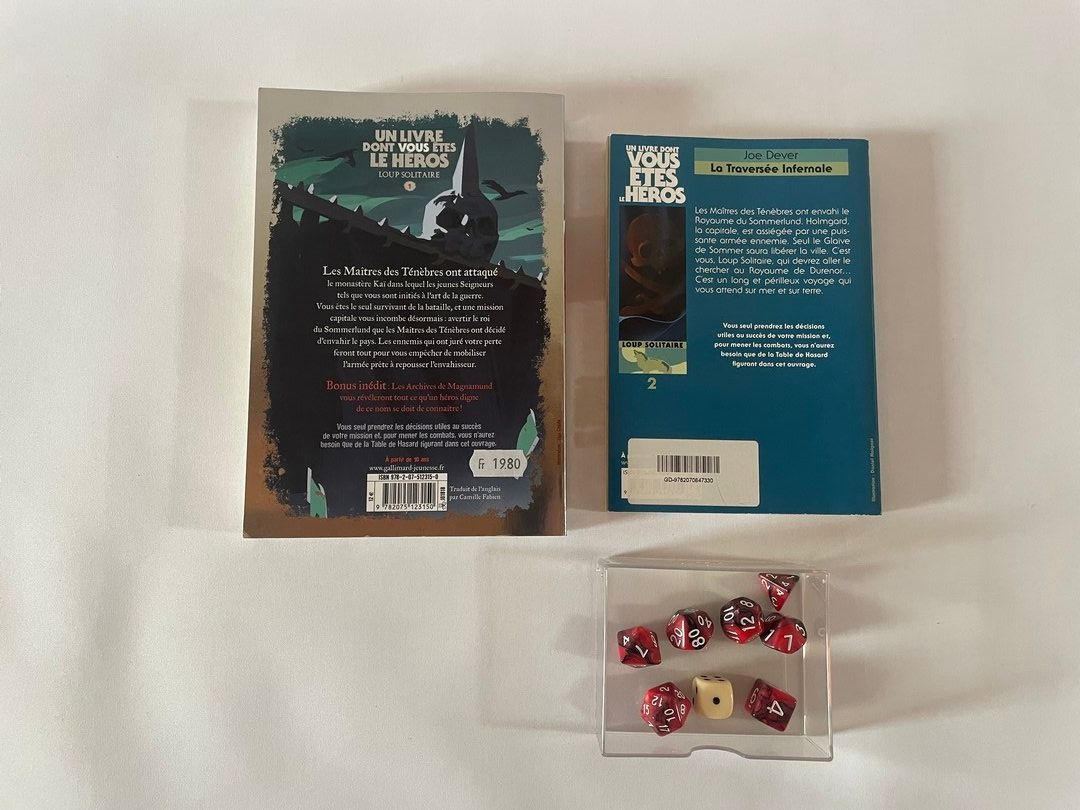 Giochi: Loup Solitaire T.1 & T.2 + Set de dés | LDVELH | – Usato da Vaulruz venduto da BeautifulDecay 1