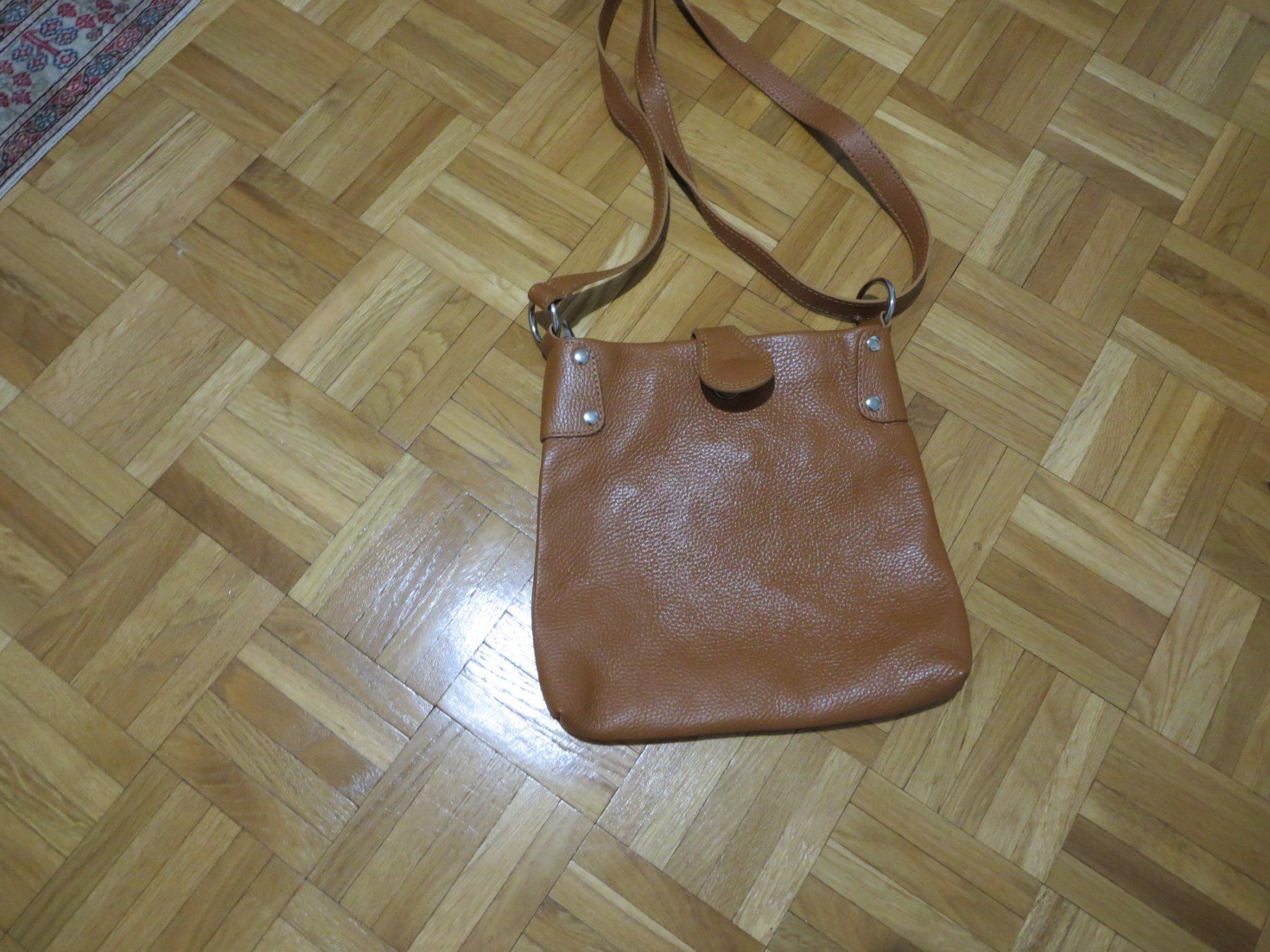 Borse da donna: Damen Leder Hand-Tasche mit Bändel – Usato da Wallisellen venduto da Arvenstube 4