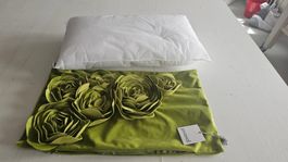 1 Stk PAD Kissen Floral beige neu
