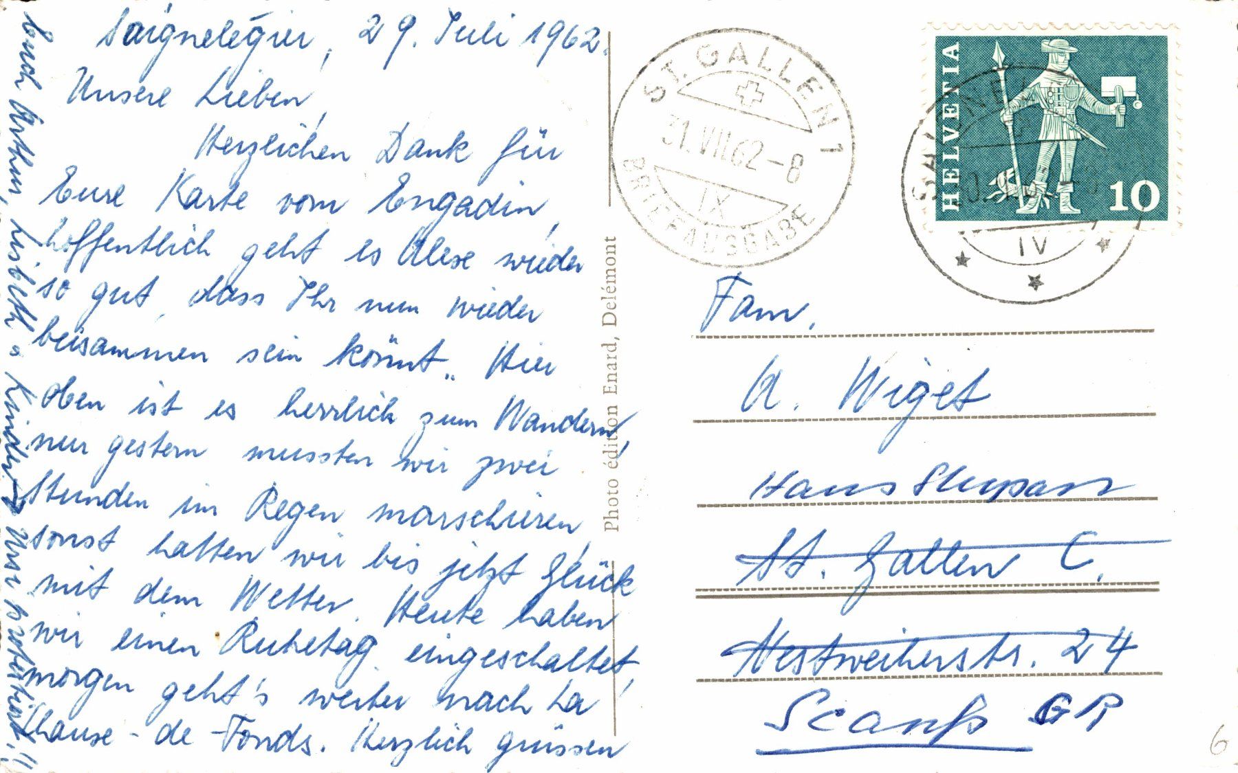 Cartes postales: St. Ursanne – D'occasion à Bronschhofen par Astore 1