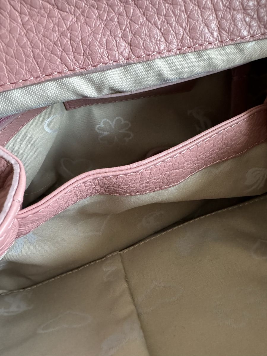 Twinset Borse da donna: Neu TWINSET Leder Tasche mit fransen Rosa – Nuovo e nell'imballaggio originale da Bern venduto da Ninitto 5