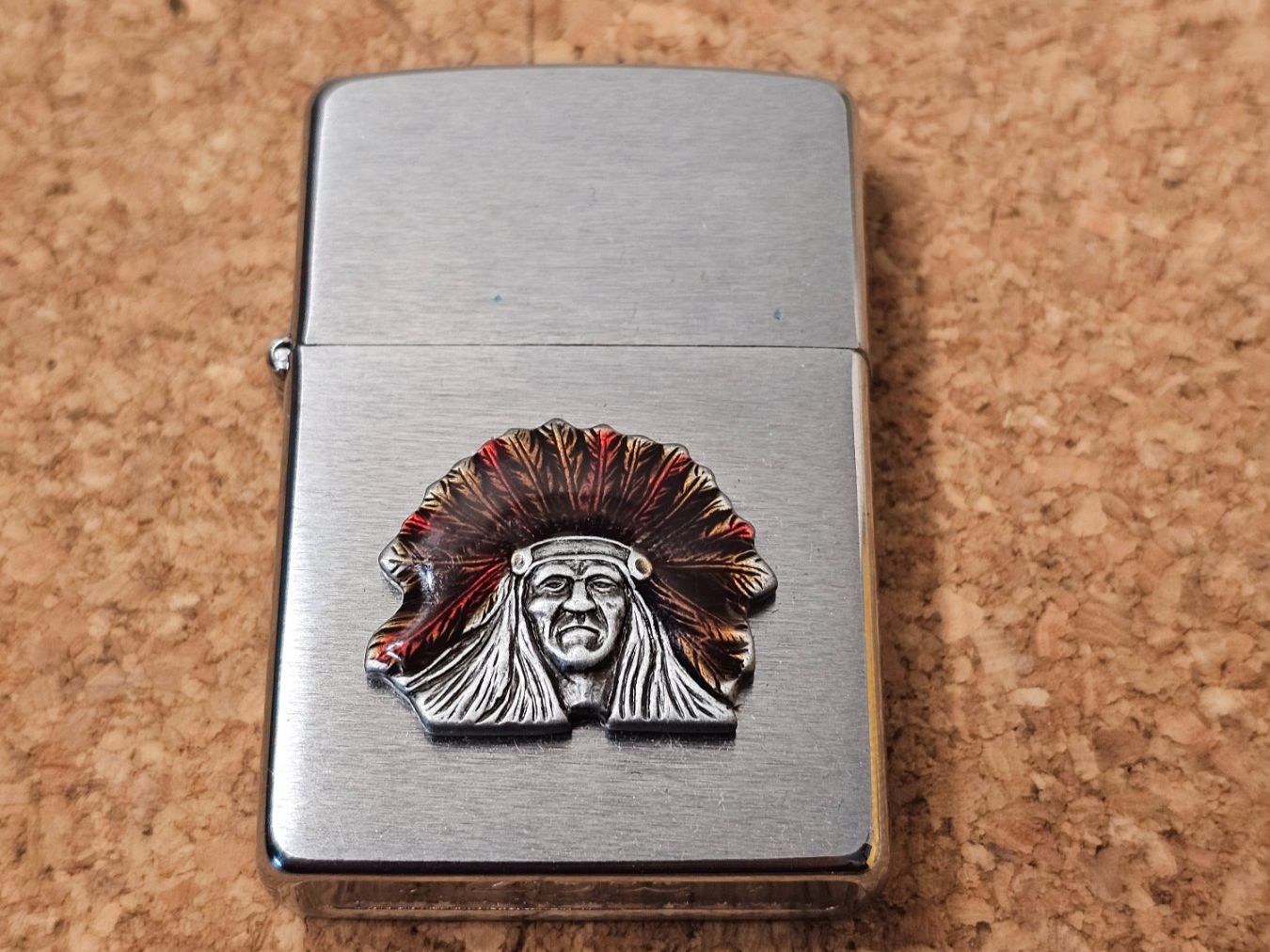Zippo Feuerzeuge: Zippo Chef Indien Vintage 1995 Relief – Gebraucht aus Genève von Djoff