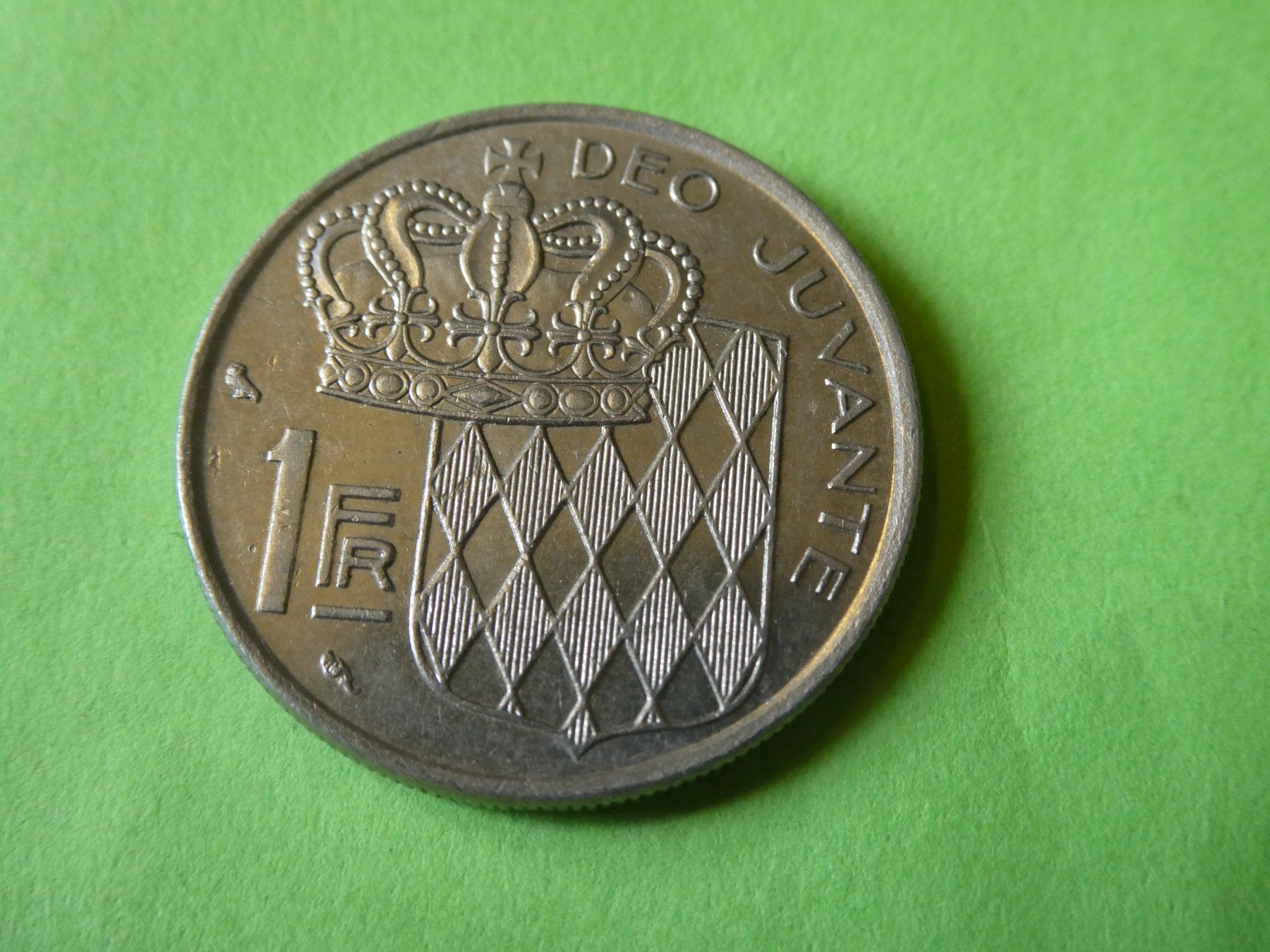 Tutti le monete: Monaco 1960, 1 Franc wie neu – Usato da Hinterforst venduto da Rohusri 1
