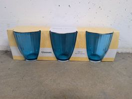 Lot de 3 verres de 280 ml (neufs)