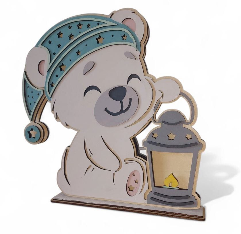 Lampade: Süsse Kinderzimmer Deko Lampe Eisbär – Nuovo (secondo la descrizione) da konolfingen venduto da ragusa78