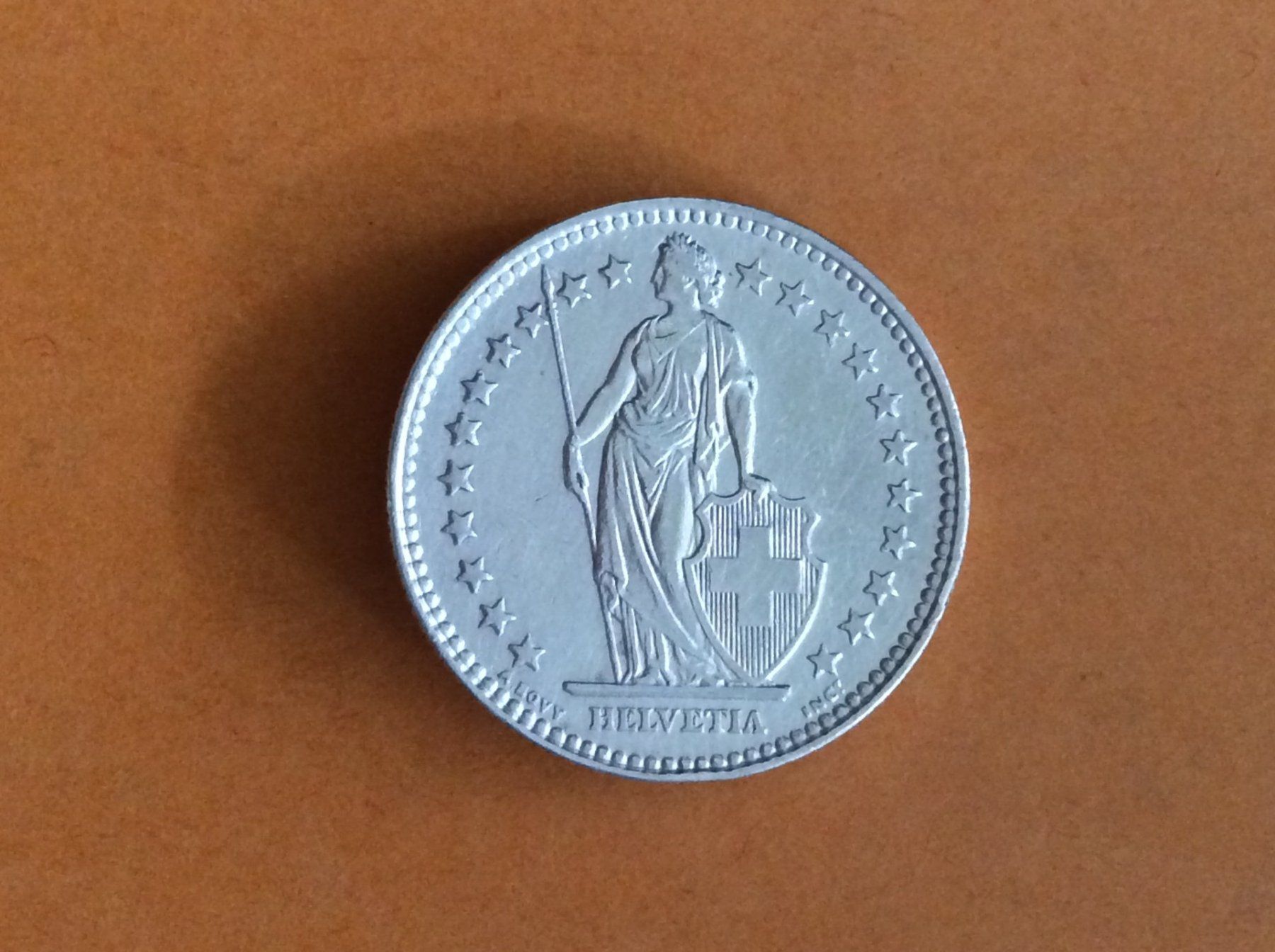 Alle Münzen: 2 francs  1939  Belle – Gebraucht aus Genève von pie_fh2d 1