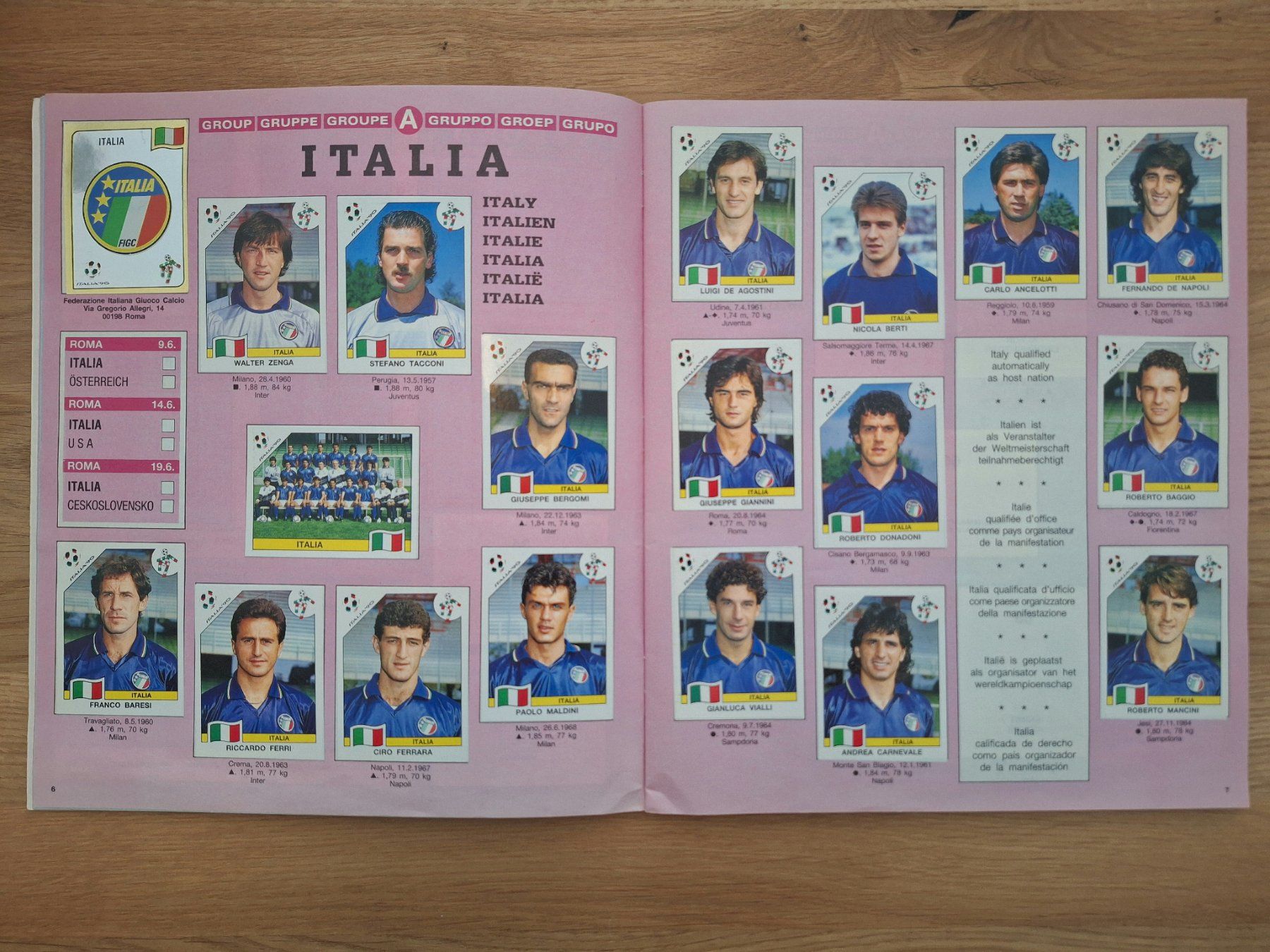 Panini Alben: PANINI WORLD CUP 1990 – Gebraucht aus St. Gallen von Matrix023 2