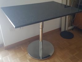 Granittisch 100x70x77 Chromstahlfuss