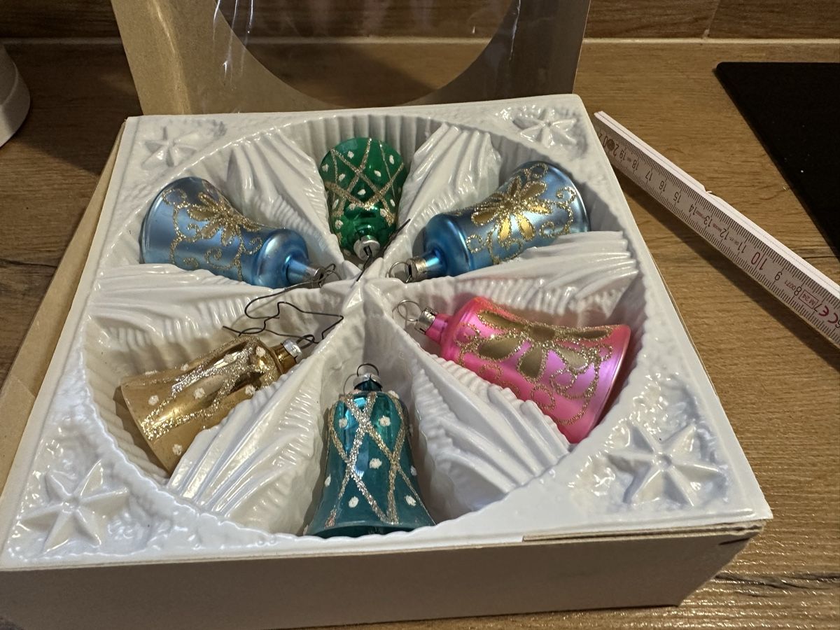 Tutte le decorazioni: 6er-Set vintage Christbaum-Glocken  – Usato da Oberentfelden venduto da vilibrand 1