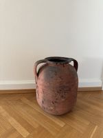 Antiker Terrakotta Vase Krug mit Henkeln Vintage