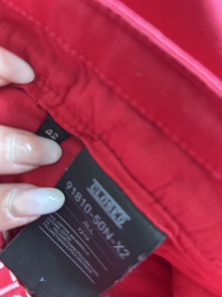 Closed Pantaloni: Closed Damenhose, Rot – Usato da Nebikon venduto da Draga25 7