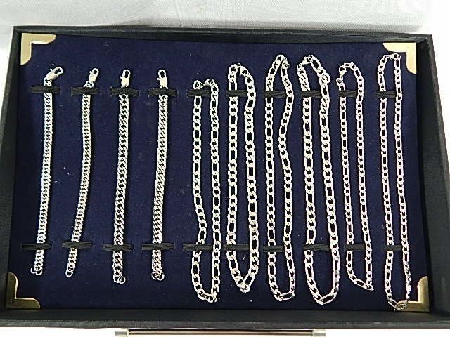 Catenine: 99 Stk. Schmuckstücke Collier Koffer – Nuovo (secondo la descrizione) da Hittnau venduto da Silvio50 6