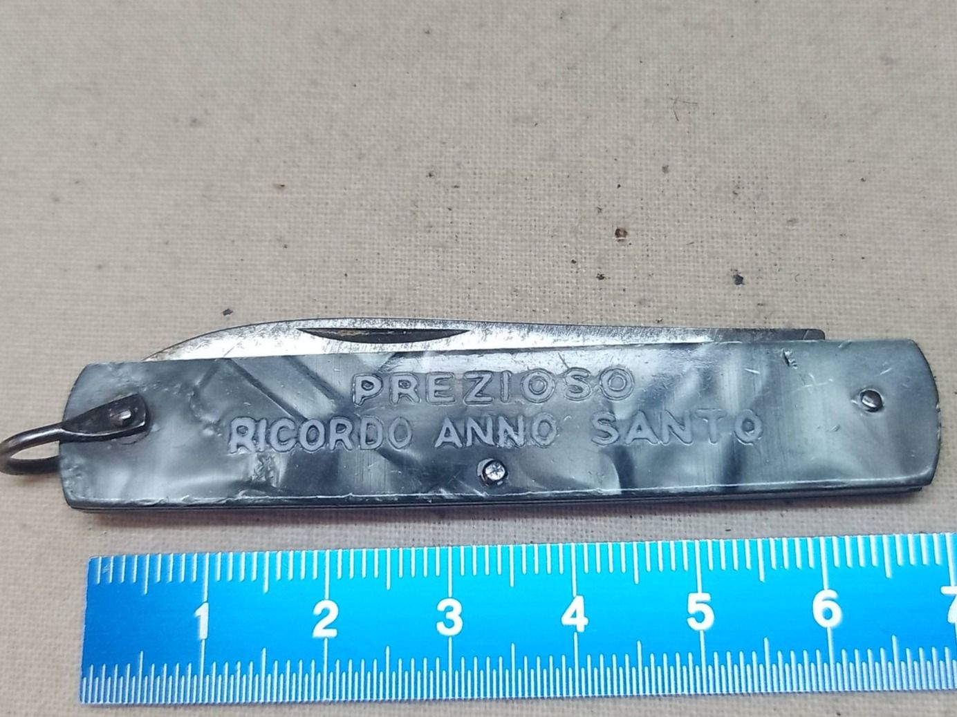 Taschenmesser: Messer - "Ricordo anno Santo" - Maniago – Gebraucht aus Sorengo von 74in
