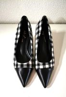 NEUER MODISCHER PUMPS IN SCHWARZ/WEISS, GRÖSSE 38