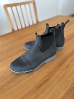 Schwarze Reit-Stiefeletten/Boots Gr. EU 35