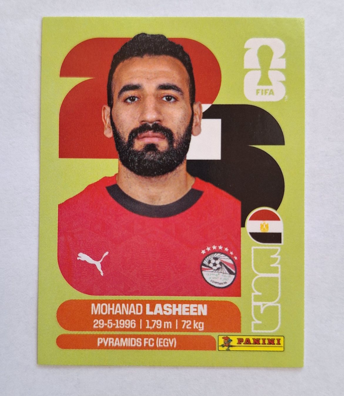 Panini Sammelbilder & Trading cards: Panini Mohanad Lasheen EGY 14 – Neu (gemäss Beschreibung) aus Romanens von Crocette